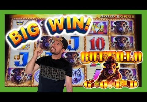 Big Win on Buffalo Gold! 🙋🏻‍♂️ Keeps Us going and on the Hunt Still 🔥 Live Slot Play