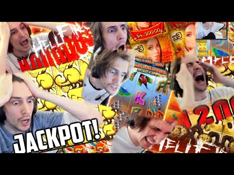 XQC Gambling: Biggest Jackpot Wins Compilation from Book of Shadows, Girlfriends, Dog House & Dragon