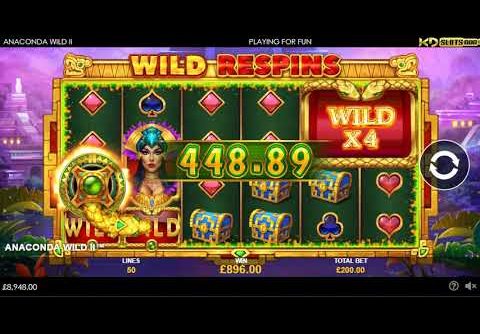 Mega Win siêu đơn giản cùng game Slots Anaconda Wild | C.A.S.I.N.O Online Kdslots