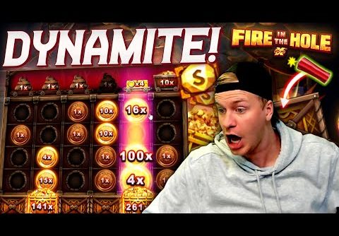 Big Win on Fire In The Hole! (Bonus Buy)