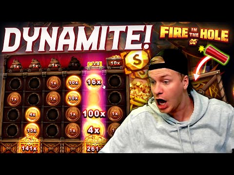 Big Win on Fire In The Hole! (Bonus Buy)