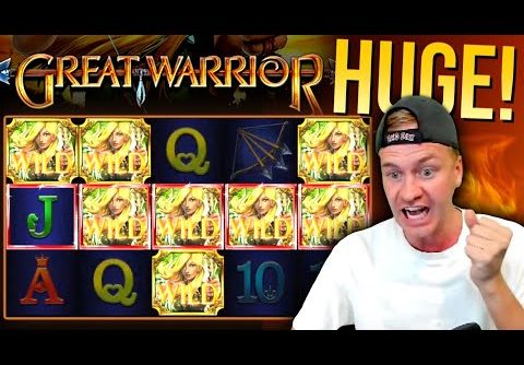 WILDLINE!? Big Hit on Great Warrior Slot!