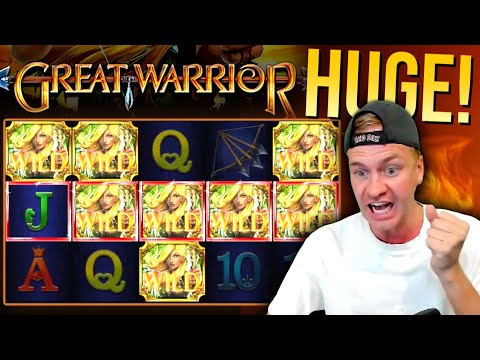 WILDLINE!? Big Hit on Great Warrior Slot!