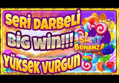 SLOT OYUNLARI 🍭 SWEET BONANZA 🍭 BAYRAM VURGUNU BIG WIN #slot #slotizle #slotoyunlarıizle