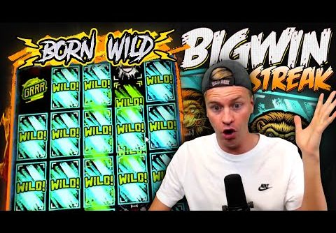 WINNING STREAK on Born Wild Slot! (Huge Wins)