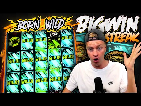 WINNING STREAK on Born Wild Slot! (Huge Wins)