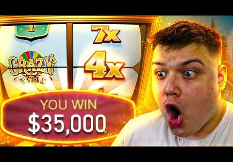 MY BIGGEST EVER CRAZY TIME WIN?! (HUGE $35,000)