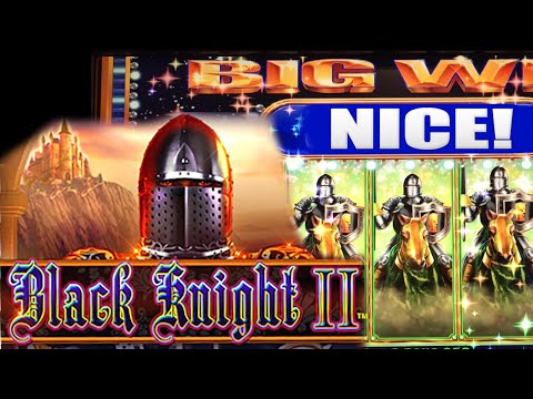 Black Knight 2 Slot Machine Bonus Nice Big Win WMS Slots