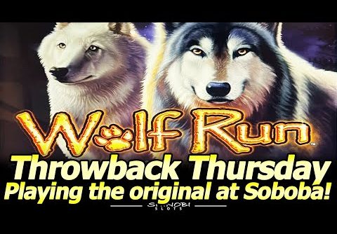 Wolf Run Slot Machine – BIG WIN Bonus at Soboba Casino! Throwback Thursday, $100 Double or Nothing!