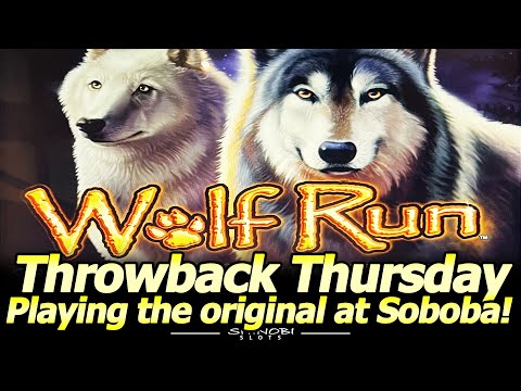 Wolf Run Slot Machine – BIG WIN Bonus at Soboba Casino! Throwback Thursday, $100 Double or Nothing!