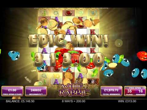 WHITE RABBIT slot by Big Time Gaming – WORLD RECORD WIN x STAKE!!!