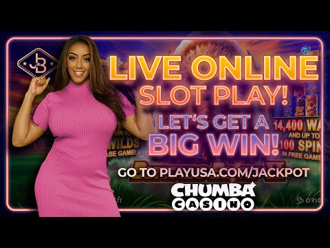 LIVE! 🔴  Online Slot Play ! Playing Chumba ! Can I Get A Big Win? www.playusa.com/jackpot/