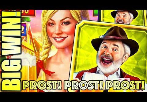 MY BIGGEST BEER!!🍺 PROST DELUXE Slot Machine BIG WIN! (ARISTOCRAT GAMING)