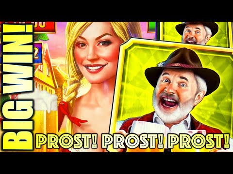 MY BIGGEST BEER!!🍺 PROST DELUXE Slot Machine BIG WIN! (ARISTOCRAT GAMING)