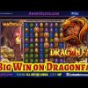 *Epic Big Win* on Dragonfall Online Slot. Not seen it do this before….