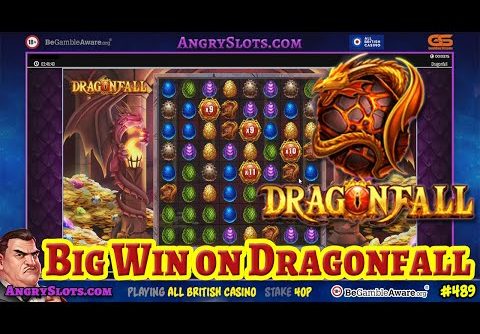 *Epic Big Win* on Dragonfall Online Slot. Not seen it do this before….