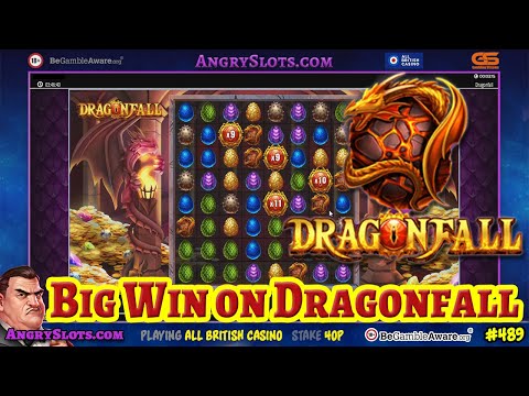 *Epic Big Win* on Dragonfall Online Slot. Not seen it do this before….