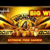 EXTREME FREE GAMES! Wonder 4 Boost Gold Slot – BIG WIN SESSION!