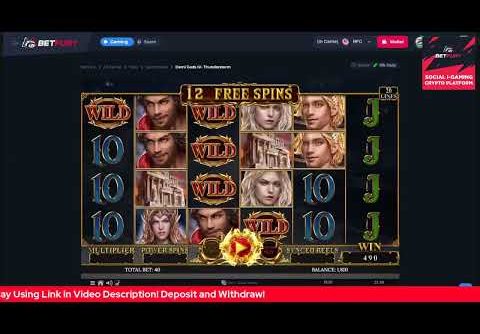 Betfury Demi Gods 4 Thunderstorm Slot Game!  Demo Game! Big, Mega & Super Win! Play To Win!