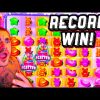 SUGAR RUSH SLOT FINALLY PAYS!!! (MY RECORD WIN!!)