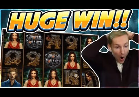 Immortal Romance Big win – HUGE WIN on casino game from Microgaming