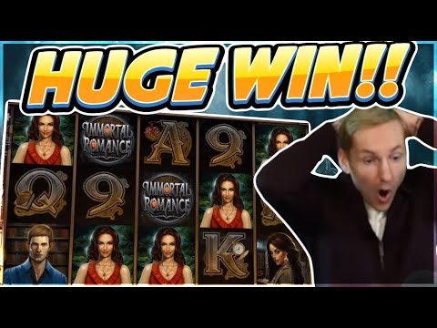 Immortal Romance Big win – HUGE WIN on casino game from Microgaming