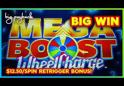 Mega Boost Wheel Charge Slot – AWESOME BATTLE, ALL BONUSES!