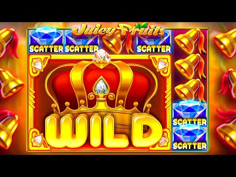 SUPER RARE 5 SCATTER BONUS On JUICY FRUITS!! (INSANE PROFIT)