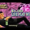 Pink Ice – DOLLAR DENOM – LIVE PLAY! – Mega Hits Slot – Slot Machine Bonus