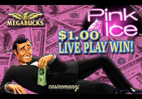 Pink Ice – DOLLAR DENOM – LIVE PLAY! – Mega Hits Slot – Slot Machine Bonus