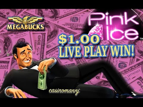 Pink Ice – DOLLAR DENOM – LIVE PLAY! – Mega Hits Slot – Slot Machine Bonus