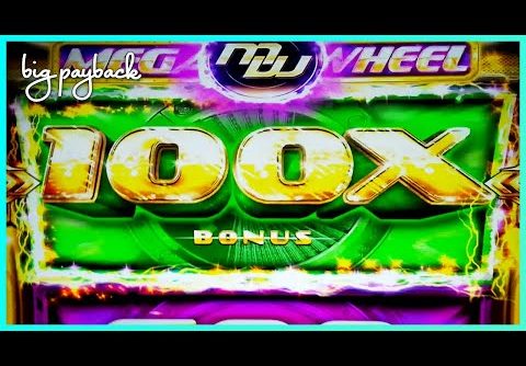 100X RARE BONUS – Mega Wheel Slot – ALL BONUSES, AWESOME!