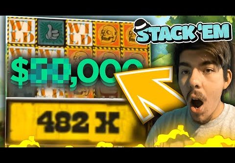 MY BIGGEST SLOT WIN! STACK’EM *INSANE WIN*