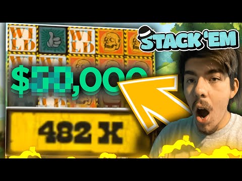 MY BIGGEST SLOT WIN! STACK’EM *INSANE WIN*