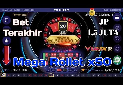 TRIK MEGA ROULLETE CASINO || MODAL RECEH MEGAWIN 1.5 JTA || SLOT GACOR HARI INI ⚡