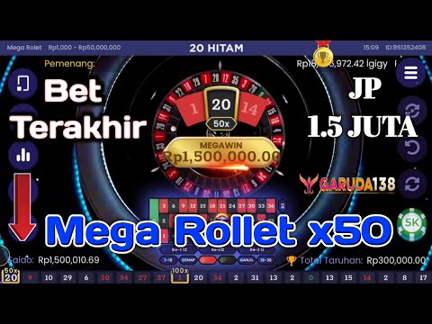 TRIK MEGA ROULLETE CASINO || MODAL RECEH MEGAWIN 1.5 JTA || SLOT GACOR HARI INI ⚡