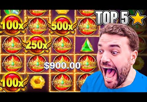 TOP 5 RECORD MAX WINS ON SLOTS! (GATES OF OLYMPUS, 5 LIONS MEGAWAYS & MORE!)