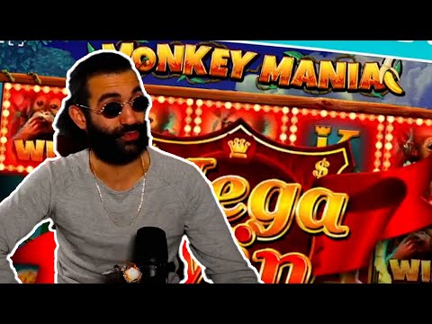 Monkey Mania gönnt Mega Win!🤘🏻🤩slot ‘n’ roll amk 😎