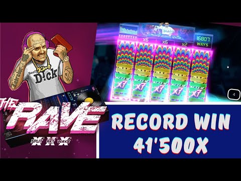 The Rave 🤟 New Slot by NoLimit City 🤑 RECORD WIN 41’500X