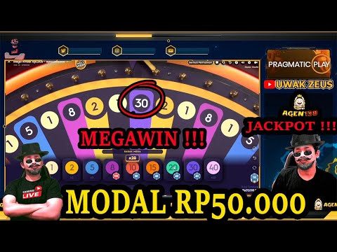 Modal Rp50.000 Mega Wheel Gacor Parah !!! CASINO Jackpot Seru Banget