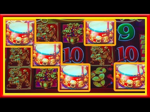 ** RARE ALL 5 SYMBOL TRIGGER WITH SUPER BIG WIN ON DANCING DRUMS SLOT ** SLOT LOVER **