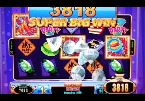 JACKPOT BLOCK PARTY | WMS – SUPER BIG WIN! Slot Machine Bonus