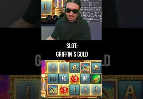 FRANK DIMES BIG WIN IN ONLINE CASINO SLOT GRIFFIN`S GOLD #shorts