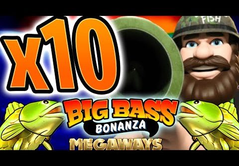 BIG BASS BONANZA 🐟 MEGAWAYS SLOT MAX MULTIPLIER X10 😱 PAYED MASSIVE BIG WINS‼️ *** BONUS HUNT ***