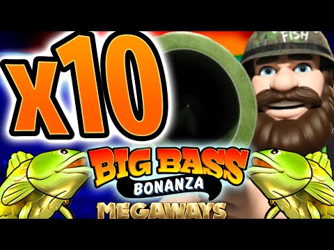 BIG BASS BONANZA 🐟 MEGAWAYS SLOT MAX MULTIPLIER X10 😱 PAYED MASSIVE BIG WINS‼️ *** BONUS HUNT ***