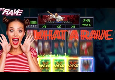 ANOTHER MAX WIN HITS ON NEW THE RAVE SLOT #5