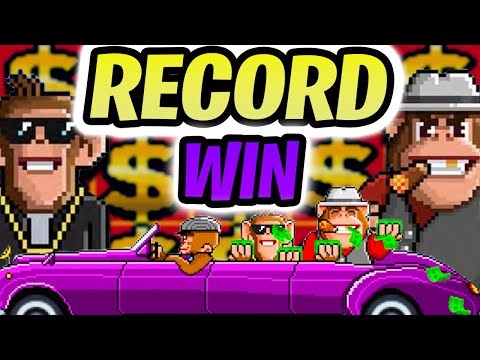 HUGE RECORD BIG WIN NEW BANANA TOWN SLOT OMG *** €100 MAX BET  ***