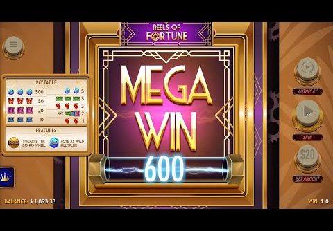 Reels of Fortune – Hot Drop Jackpots Mega Win! – Bovada / Ignition Gameplay 🎰