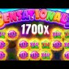 INSANE 1700x RECORD WIN ON SUGAR RUSH!