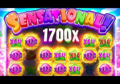 INSANE 1700x RECORD WIN ON SUGAR RUSH!